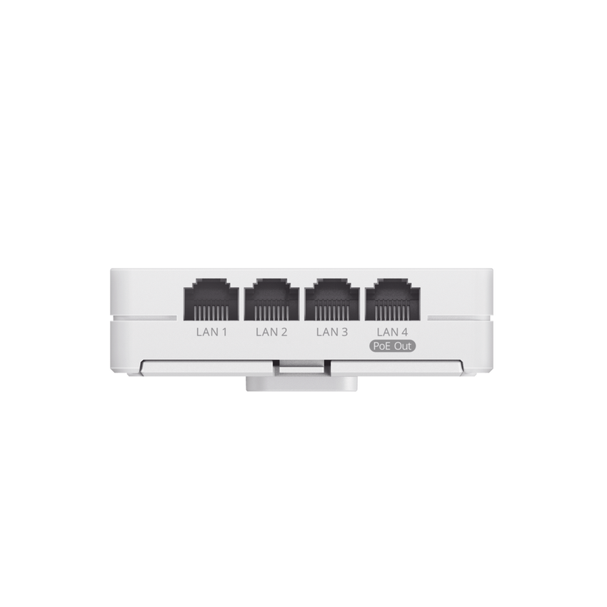 Punto de Acceso Mesh Wi-Fi 7 para interior en pared, hasta 512 usuarios ideal para Hotelería u Oficina.