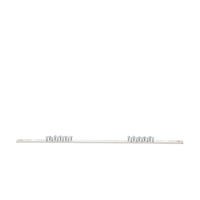 Barra de Conexión a Tierra, Para Rack de 19", Con 20 Orificios Para Conexión Rápida de Equipos, Incluye 20 Tornillos # 12-24 x 1/2" Instalados