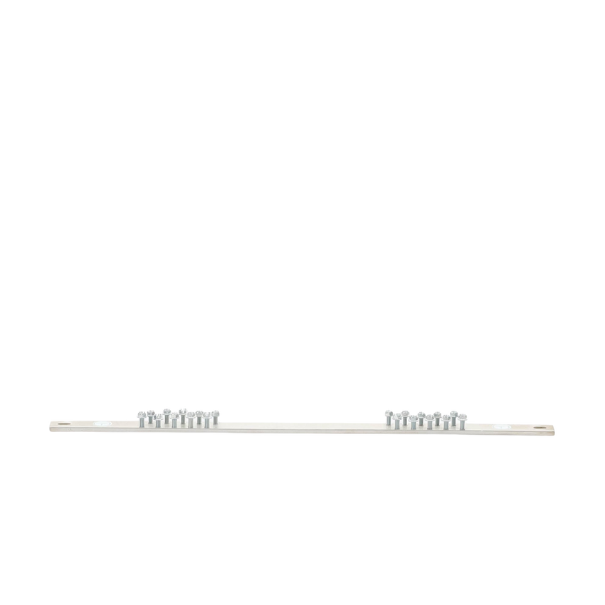 Barra de Conexión a Tierra, Para Rack de 19", Con 20 Orificios Para Conexión Rápida de Equipos, Incluye 20 Tornillos # 12-24 x 1/2" Instalados