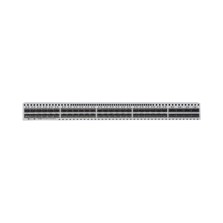 Switch Data Center con 48 Puertos SFP+ 10G y 8 Puertos QSFP28 100G, M-LAG/VSU/de-stacking para Mayor Disponibilidad y Alto Rendimiento