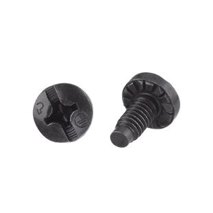 Tornillo de Unión a Tierra Con Formación de Rosca, #12-24 x 1/2, Color Negro, Bolsa de 100 Piezas