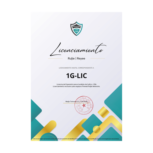 Licencia Perpetua para aumentar en 1Gb el análisis de trafico, Firewall modelo Z3200-S