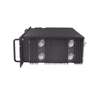 Fuente de poder 13.8Vcc, 50A, lineal regulada con circuito cargador de baterías, medidores, para instalación en rack