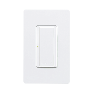 (RadioRA2) Switch on/off  RRD-8S-DV-WH de doble voltaje, un solo polo 120V/, 8A/, 1/10HP 3A en motores, apaga y enciende iluminación ó motor, NO requiere cable neutro.