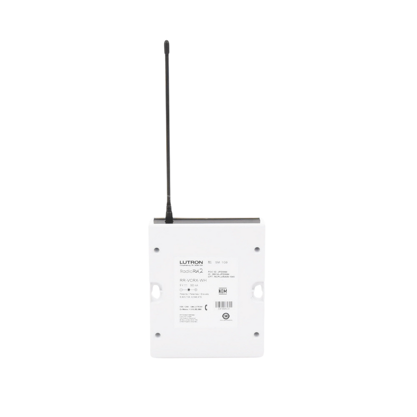 (RadoiRA2) Receptor de control para puertas de garage, regulador de iluminación. 120V, 4 salidas de relay y 2 entradas. Complementar con RRMAIN de RadioRa2 Lutron.