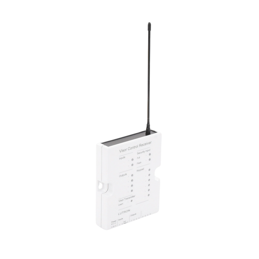 (RadoiRA2) Receptor de control para puertas de garage, regulador de iluminación. 120V, 4 salidas de relay y 2 entradas. Complementar con RRMAIN de RadioRa2 Lutron.