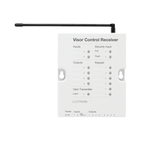 (RadoiRA2) Receptor de control para puertas de garage, regulador de iluminación. 120V, 4 salidas de relay y 2 entradas. Complementar con RRMAIN de RadioRa2 Lutron.