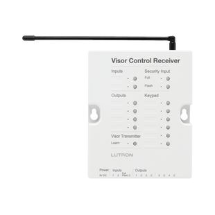 (RadoiRA2) Receptor de control para puertas de garage, regulador de iluminación. 120V, 4 salidas de relay y 2 entradas. Complementar con RRMAIN de RadioRa2 Lutron.