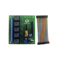 Tablilla interfaz de 5 relevadores con arnés 20x2 pines para Raspberry Pi