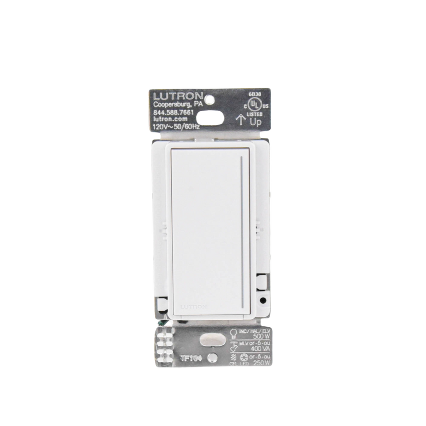 (RadioRa3) Atenuador  táctil Sunnata Dimmer PRO color blanco, requiere cable neutro / soporta 250W LED