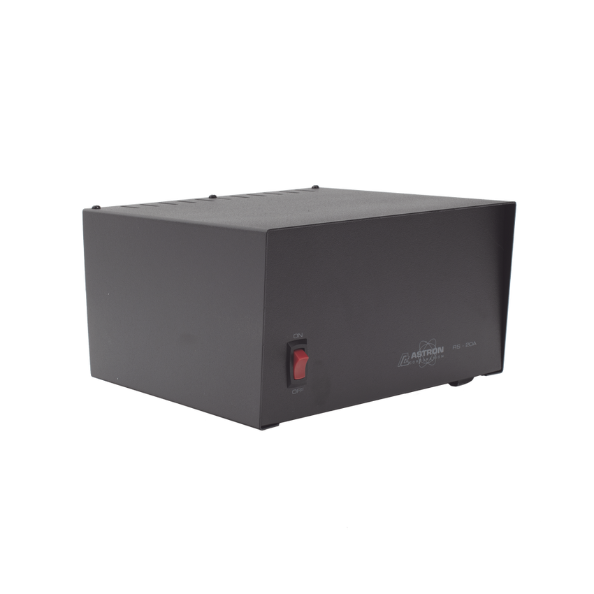 Fuente de Poder Lineal / 13.8 Vcc 20 A / Regulaci�n Electr�nica / Protecci�n Sobrecarga / Disipador T�rmico / Radios 50W