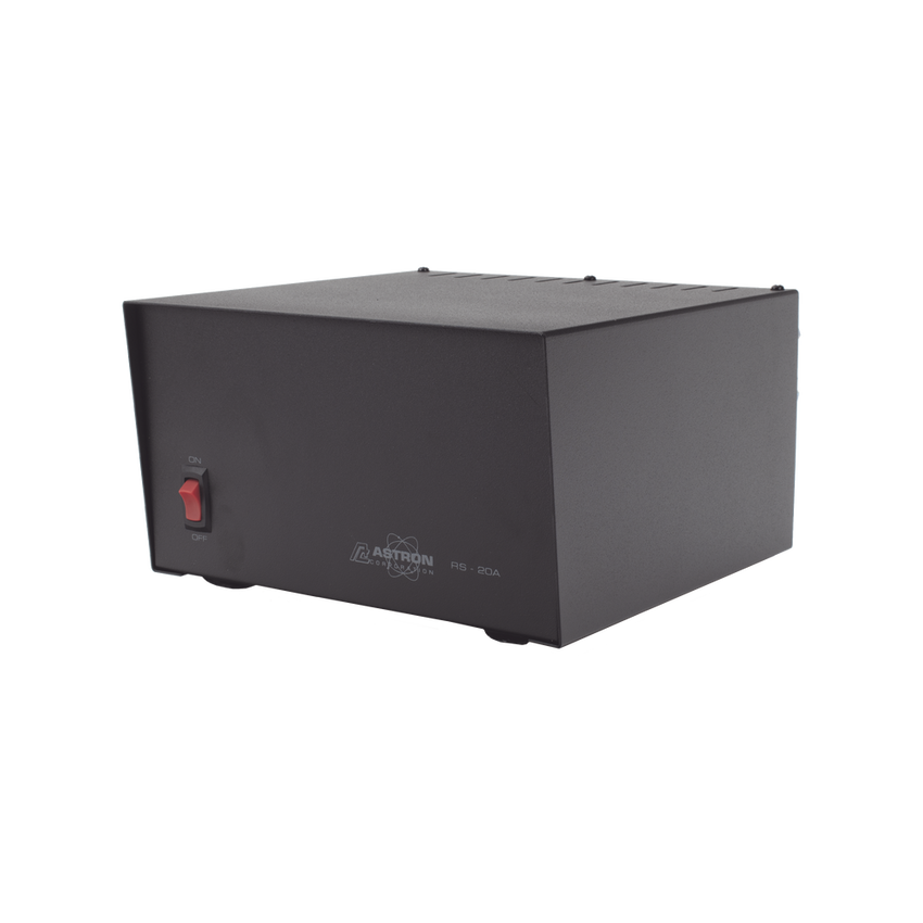 Fuente de Poder Lineal / 13.8 Vcc 20 A / Regulaci�n Electr�nica / Protecci�n Sobrecarga / Disipador T�rmico / Radios 50W