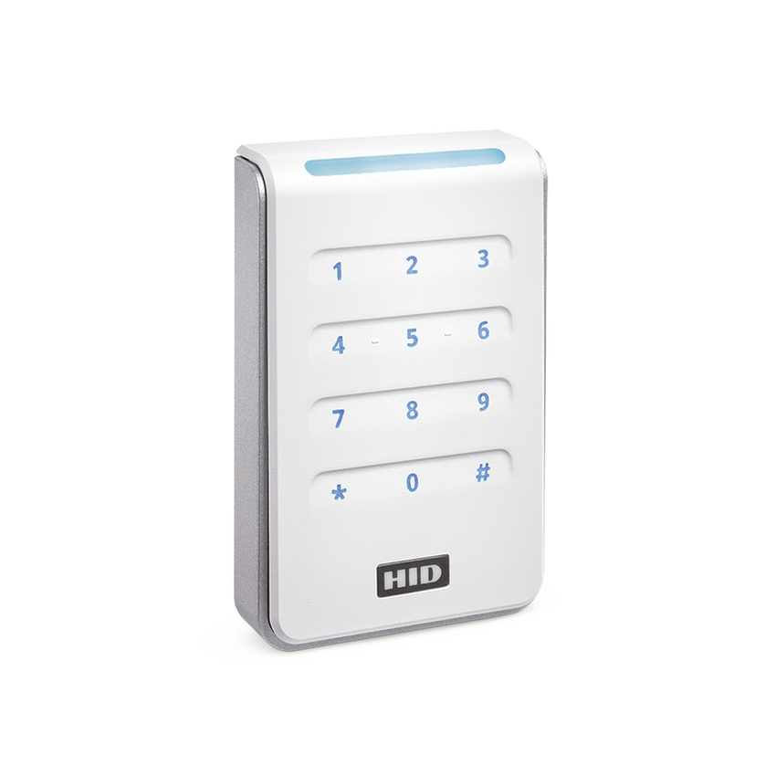 Lector R40 con TECLADO SIGNO WHITE Estandar Multitecnologia/ 40KNWS-00-000000/ Garantia de Por Vida/ Pigtail/Wiegand & OSDP