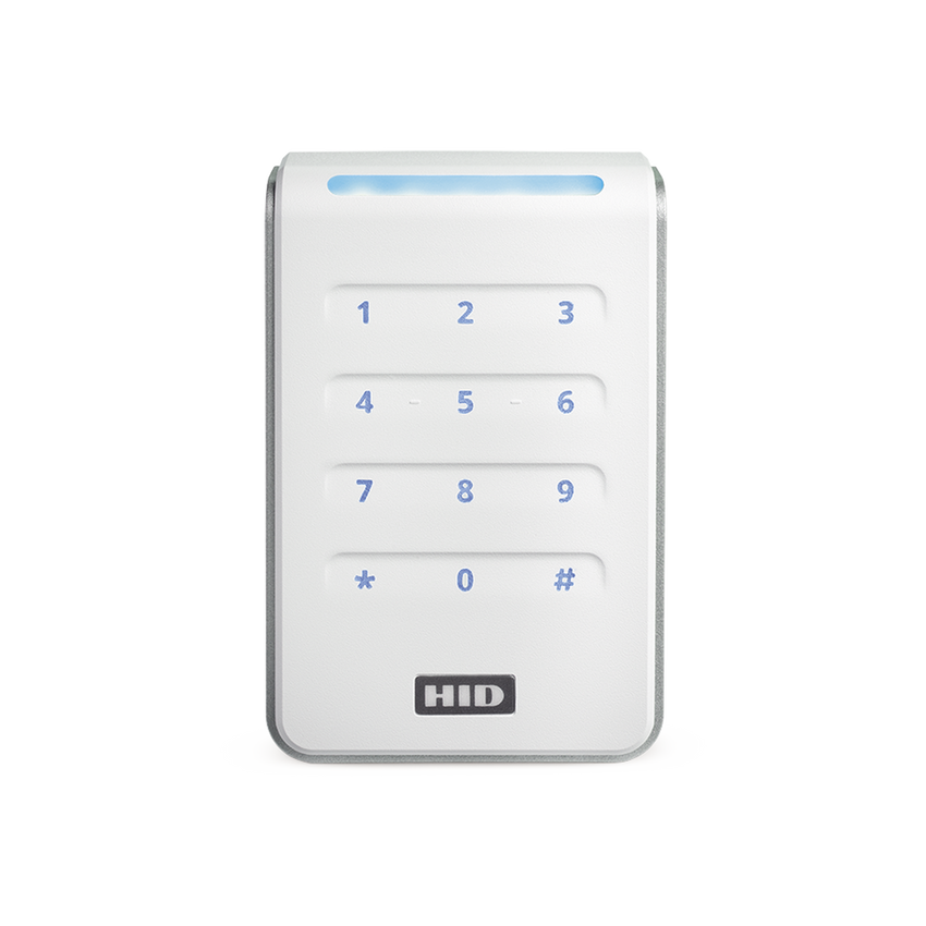 Lector R40 con TECLADO SIGNO WHITE Estandar Multitecnologia/ 40KNWS-00-000000/ Garantia de Por Vida/ Pigtail/Wiegand & OSDP