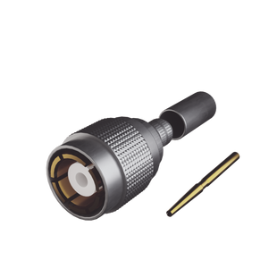 Conector SMB Macho (PIN Hembra) de Anillo Plegable, con Concha de Seguridad /RG-179/U, Níquel/ Oro/ Teflón.