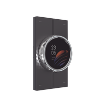 Mini pantalla táctil Hub controlador integrable con sistemas de automatización compatible con múltiples marcas, una entrada de iluminación, 4 botones para escenas. Conexión Wifi