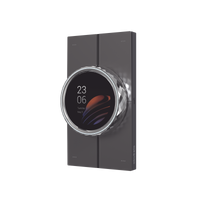 Mini pantalla táctil Hub controlador integrable con sistemas de automatización compatible con múltiples marcas, una entrada de iluminación, 4 botones para escenas. Conexión Wifi