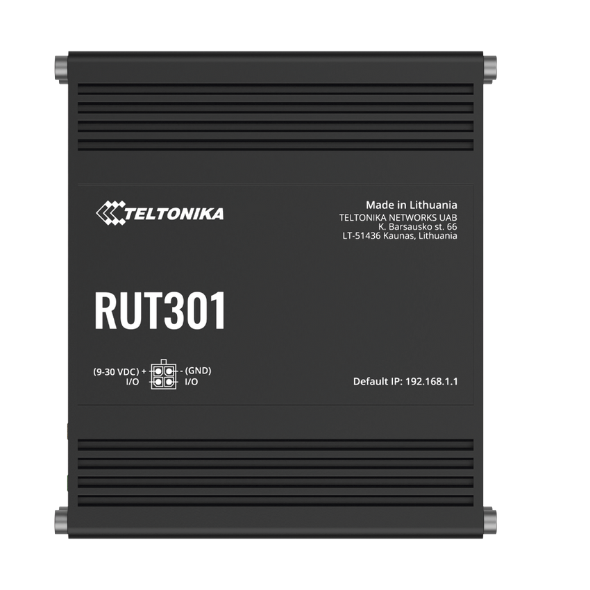 Router Industrial con 5 Puertos Ethernet / RutOS Seguro y Avanzado / Firewall y VPN Integrados / I/O Digital / Administración Remota RMS