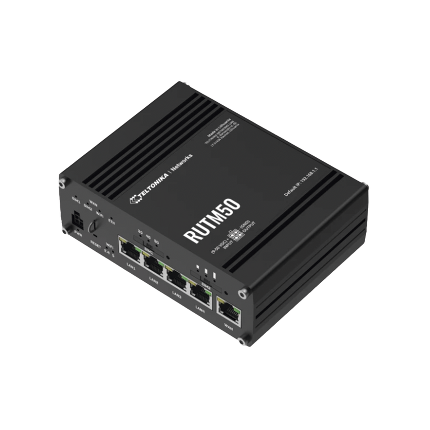 Ruter Celular 5G Dual-SIM con Wi-Fi 5 y 4 Puertos de Red + 1 Puerto WAN, Aprobado FIRSTNET