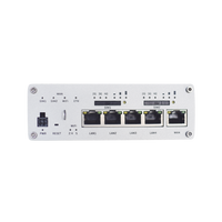 Router Industrial Dual LTE Cat 6 / 600 Mbps / 5 Puertos Gigabit / WiFi 5 / Doble SIM / GNSS / PoE / -40�C a 75�C