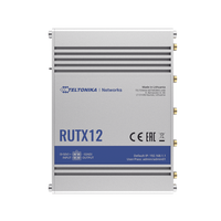 Router Industrial Dual LTE Cat 6 / 600 Mbps / 5 Puertos Gigabit / WiFi 5 / Doble SIM / GNSS / PoE / -40�C a 75�C
