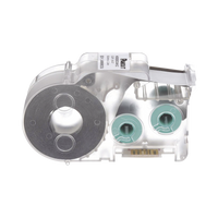 Casete de 225 Etiquetas Autolaminadas de 12.7 x 31.8 mm, para Cables de 3 a 7.1 mm de Diámetro, Área de Impresión Color Blanco