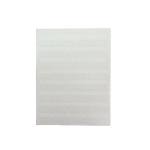 Hojas con 5000 Etiquetas Auto-laminadas para Impresora Láser/Inyección de Tinta, para Cables de 3 a 7.1 mm de Diámetro (12 - 10 AWG), Color Blanco