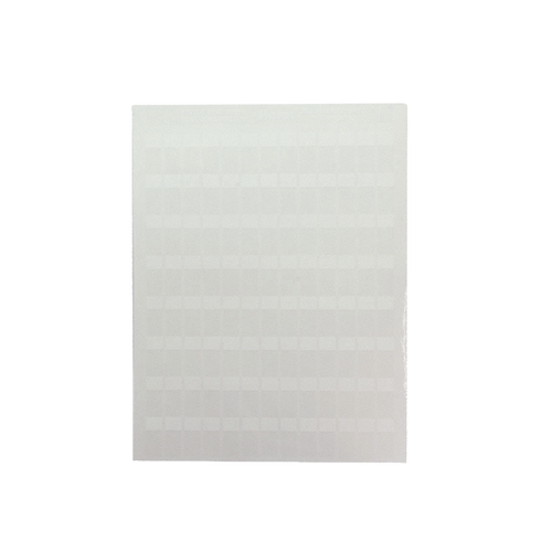 Hojas con 5000 Etiquetas Auto-laminadas para Impresora Láser/Inyección de Tinta, para Cables de 3 a 7.1 mm de Diámetro (12 - 10 AWG), Color Blanco