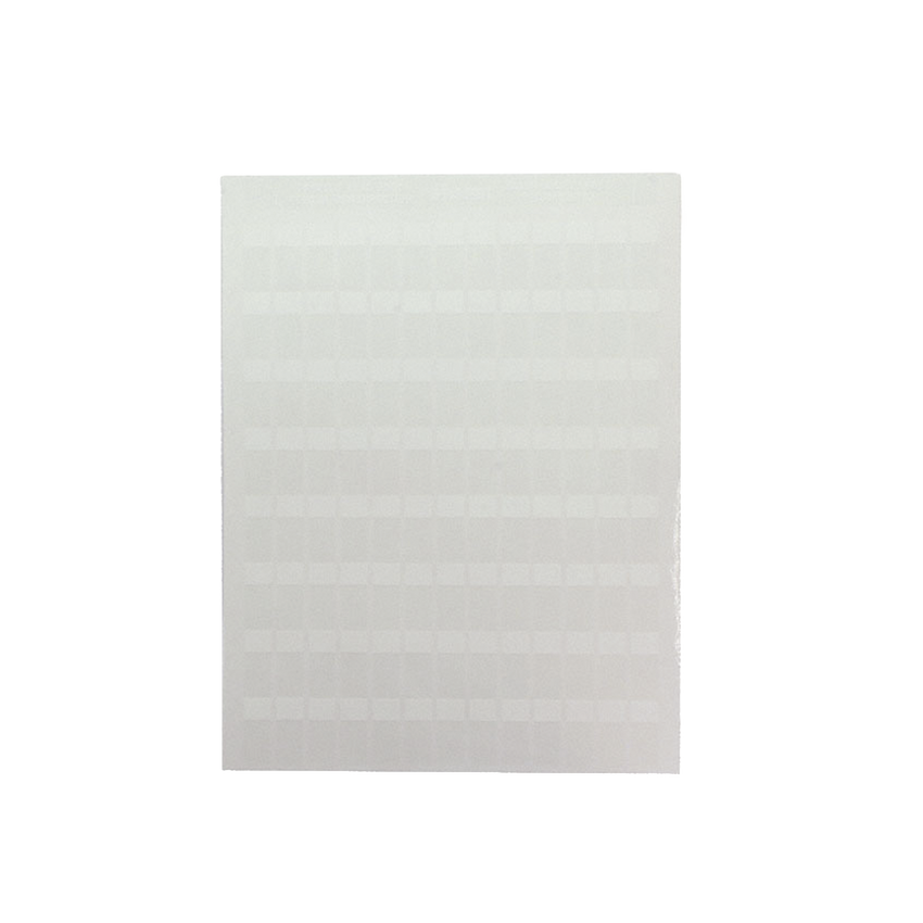 Hojas con 5000 Etiquetas Auto-laminadas para Impresora Láser/Inyección de Tinta, para Cables de 3 a 7.1 mm de Diámetro (12 - 10 AWG), Color Blanco