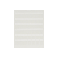 Hojas con 5000 Etiquetas Auto-laminadas para Impresora Láser/Inyección de Tinta, para Cables de 4.1 a 8.1 mm de Diámetro (10 - 6 AWG)