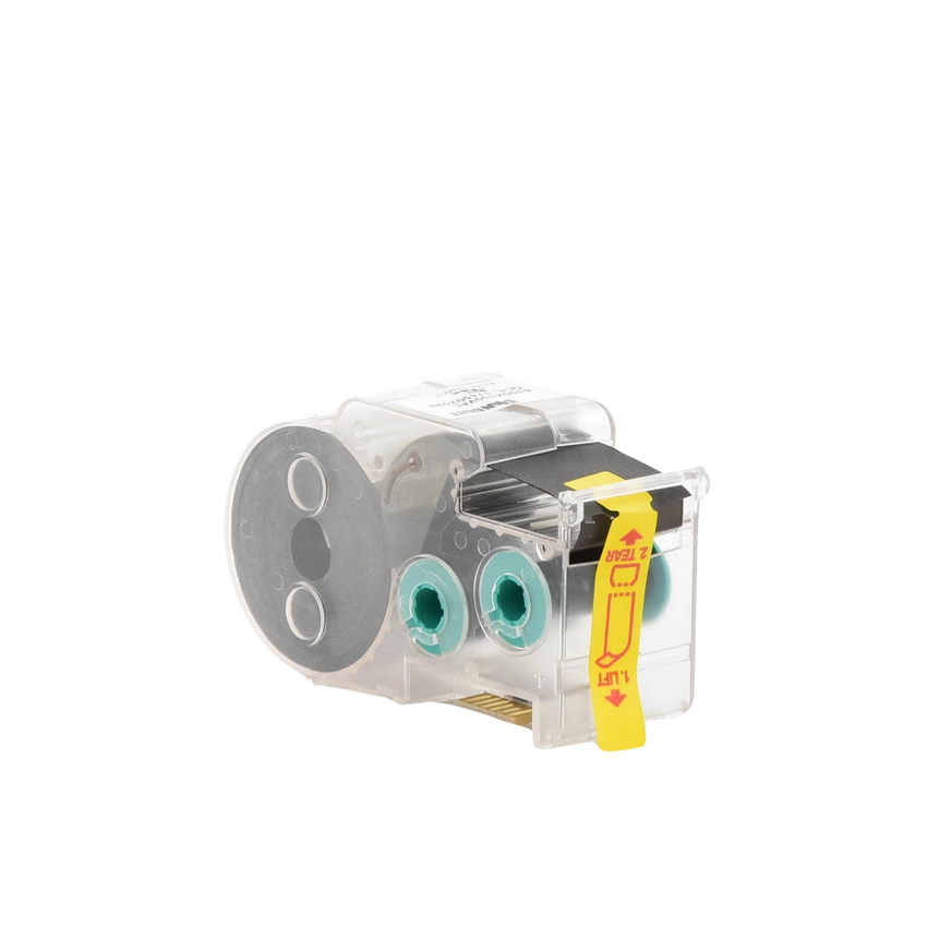 Casete de 200 Etiquetas Autolaminadas de 25.4 x 38.1 mm (1 x 1.5 Pulgadas), para Cables de 4 a 8.1 mm (0.16 a 0.32 Pulgadas) de Diámetro, Área de Impresión Color Blanco