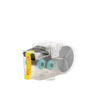 Casete de 200 Etiquetas Autolaminadas de 25.4 x 38.1 mm (1 x 1.5 Pulgadas), para Cables de 4 a 8.1 mm (0.16 a 0.32 Pulgadas) de Diámetro, Área de Impresión Color Blanco