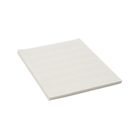 Paquete de Hojas con 2500 Etiquetas de Identificación Auto-Laminadas para Impresora Láser/Inyección de Tinta, para Cables de 4.1 a 8.1 mm de Diámetro (10 - 6 AWG), Color Blanco
