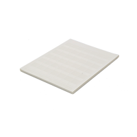 Paquete de Hojas con 2500 Etiquetas de Identificación Auto-Laminadas para Impresora Láser/Inyección de Tinta, para Cables de 4.1 a 8.1 mm de Diámetro (10 - 6 AWG), Color Blanco