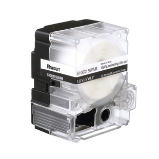 Casete de 125 Etiquetas Autolaminadas para Cables 8-4 AWG 1 x 2.25 Pulgadas (25.4 x 57.15 mm)