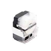 Casete de 45 Etiquetas Autolaminadas de 25.4 x 165.1 mm (1 x 6.5 pulgadas), para Cables de 4 a 8.1 mm (0.16 a 0.32 pulgadas) de Diámetro, Área de Impresión Color Blanco