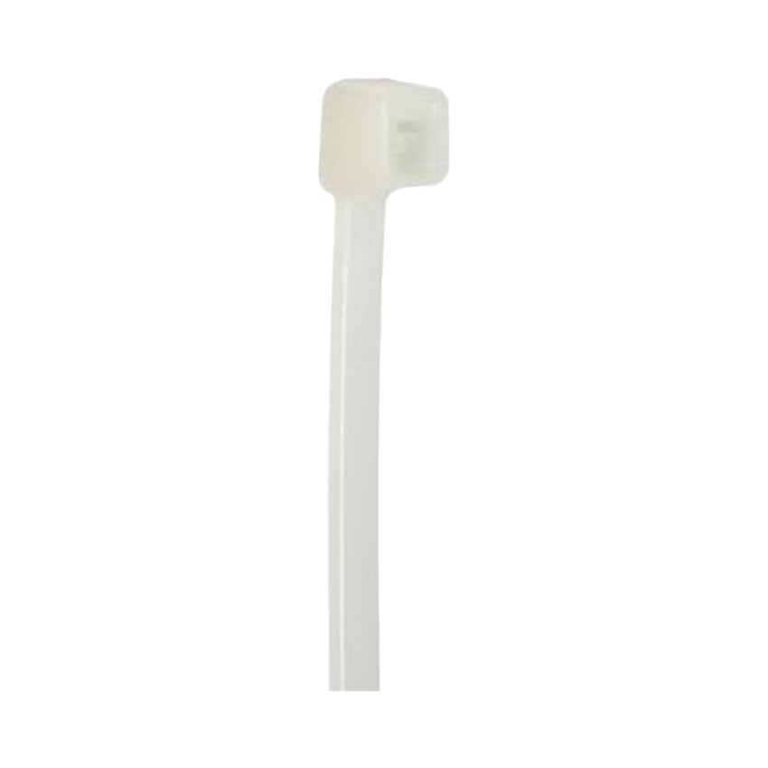 Cincho de Nylon 6.6 StrongHold™, 250mm largo x 4.8mm ancho, Color Natural, Plenum, Paquete de 100pz