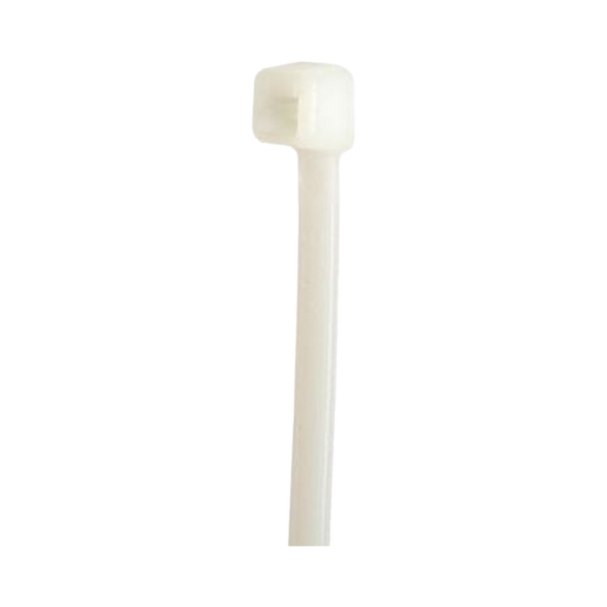Cincho de Nylon 6.6 StrongHold™, 250mm largo x 4.8mm ancho, Color Natural, Plenum, Paquete de 100pz