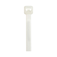Cincho de Nylon 6.6 StrongHold™, 250mm largo x 4.8mm ancho, Color Natural, Plenum, Paquete de 100pz