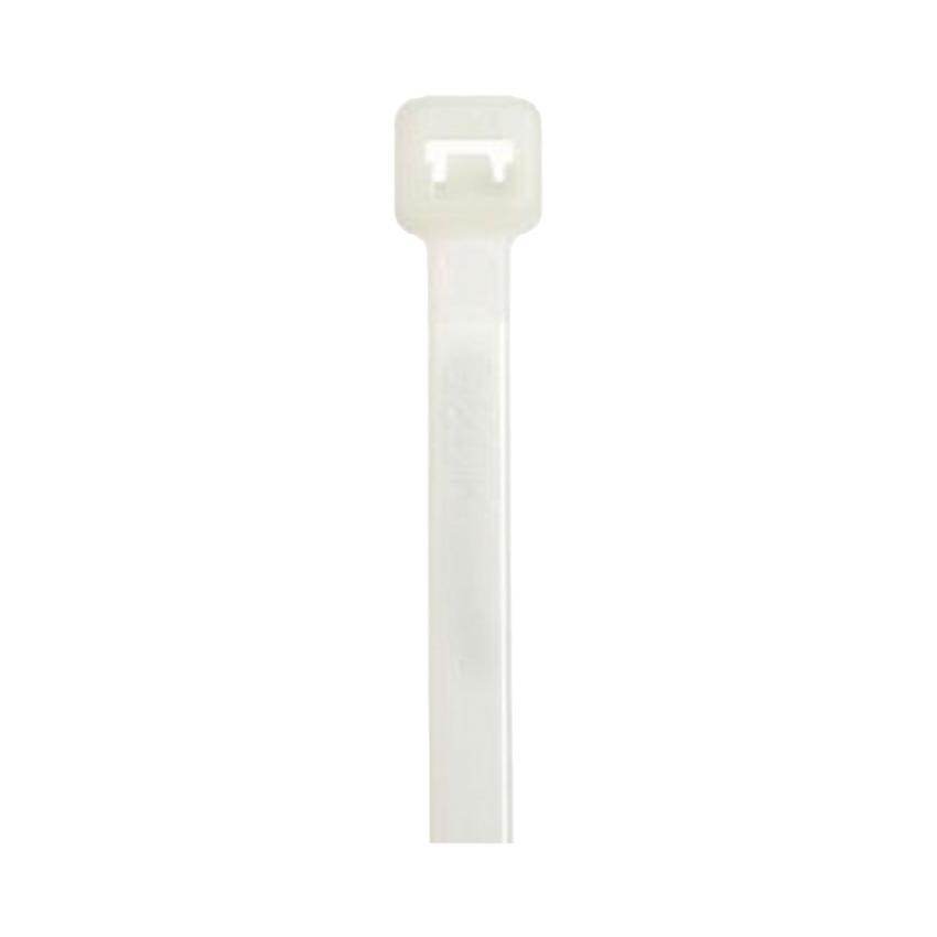 Cincho de Nylon 6.6 StrongHold™, 250mm largo x 4.8mm ancho, Color Natural, Plenum, Paquete de 100pz