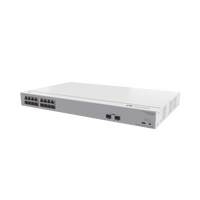 Switch Gigabit No Administrable PoE / 16 puertos 10/100/1000 Mbps (PoE) / 2 Puertos SFP Uplink / 124W