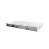 Switch Gigabit No Administrable PoE / 24 puertos 10/100/1000 Mbps (PoE) / 2 Puertos SFP Uplink / 124W