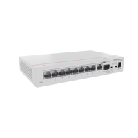Switch Gigabit No Administrable PoE / 8 puertos 10/100/1000 Mbps (PoE) / 2 Puertos SFP Uplink / 124W