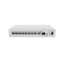 Switch Gigabit No Administrable PoE / 8 puertos 10/100/1000 Mbps (PoE) / 2 Puertos SFP Uplink / 124W