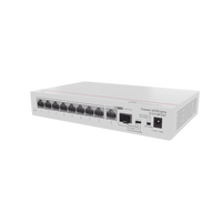 Switch Gigabit No Administrable PoE / 8 puertos 10/100/1000 Mbps (PoE) / 2 Puertos SFP Uplink / 124W