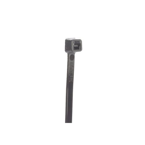 Cincho STRONGHOLD, 370 mm largo x 4.8mm ancho, Tensión 50 lb (222 N) Nylon 6,6 Color Negro, Paquete de 100 Piezas