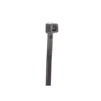 Cincho STRONGHOLD, 430 mm largo x 4.8mm ancho, Tensión 50 lb (222 N) Nylon 6,6 Color Negro, Paquete de 1000 Piezas