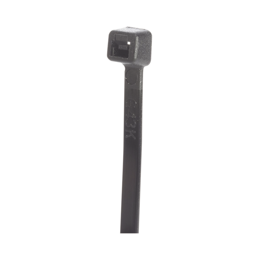 Cincho de Nylon 6.6 StrongHold™, 533mm largo x 7.6mm ancho, Color Negro Exterior, Resistente a Rayos UV, Paquete de 100pz
