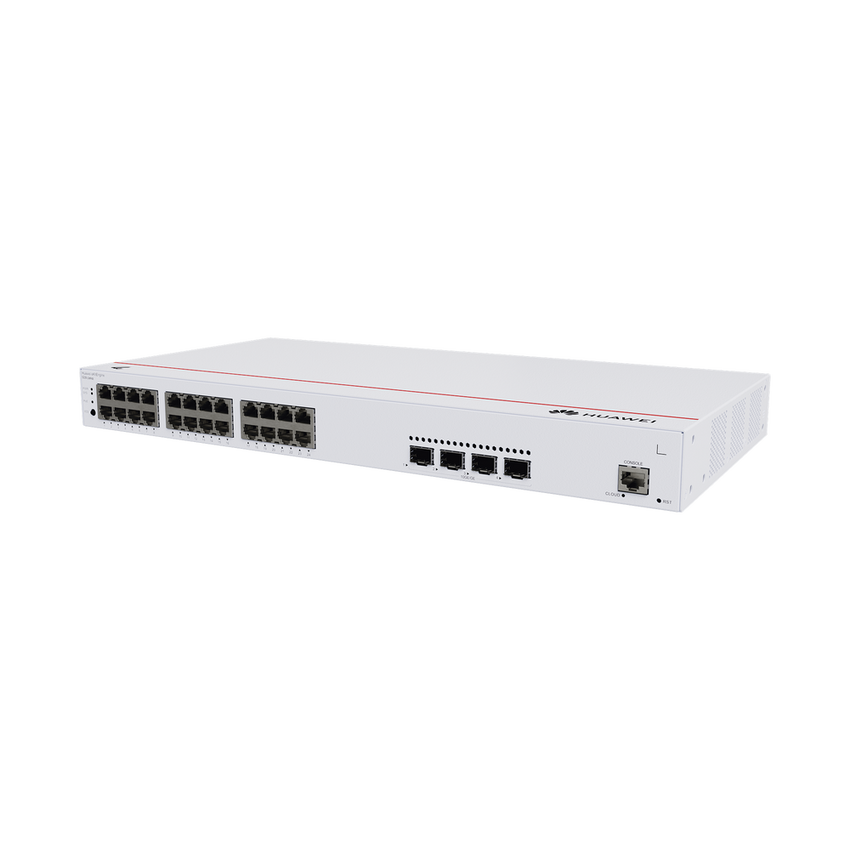 Switch de Acceso eKit Administrable / Capa 2 / 24 Puertos PoE+ Gigabit + 4 Puertos SFP+/SFP + Puerto de Consola  / Poe Perpetuo / Presupuesto PoE 400 W / Sin Licenciamiento