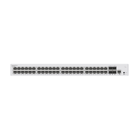 Switch de Acceso Gigabit Administrable PoE Capa 2 / 48 puertos 10/100/1000 Mbps (PoE) / 4 Puertos 1GE SFP Uplink / ERPS / IMGP Snooping / DHCP Snooping / PoE Perpetuo / 380W / Administración Nube Gratis